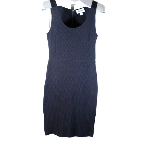 Ganni Mini Bodycon Dress Size Medium Black Cocktail Designer Clubwear Sleeveless - Picture 3 of 7